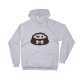 EAT Dog Bowl Ladies Fleece Hoodie
