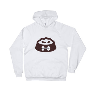 EAT Dog Bowl Ladies Fleece Hoodie